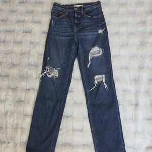 Woman's willow and root dad jeans